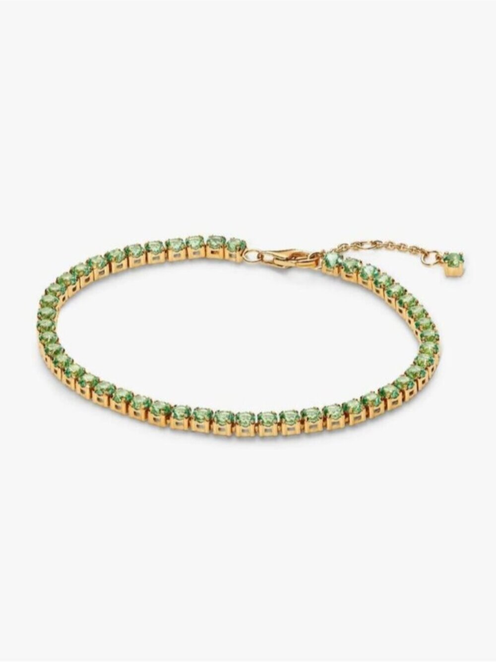 Pandora Sparkling Green Tennis Bracelet